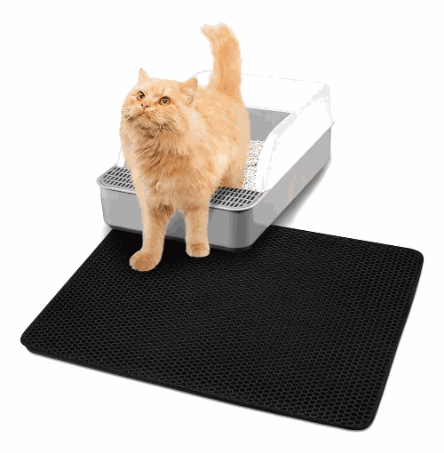 tapete arenero para gatos